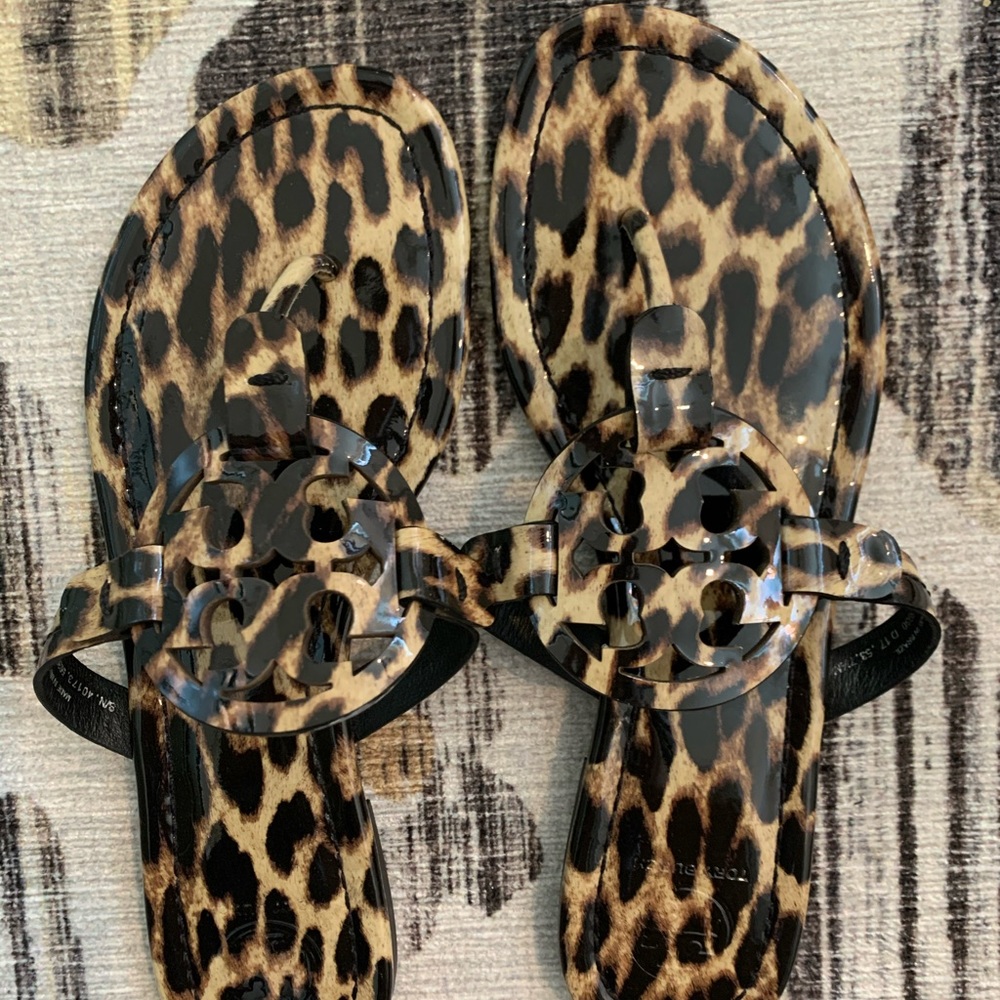 Leopard Tory Burch sandals